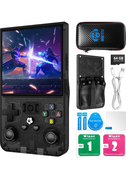 R36S Max Retro El Oyun Konsolu 4.0\'\' IPS Ekranlı 18.000 Oyunlu
