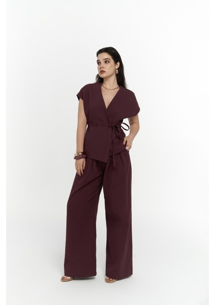 Sorrenio Bordo Yelek Pantolon Takım modelleri