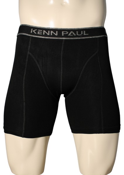 Bambu Uzun Paçalı Sporcu Boxer - Füme, Nefes Alır, Konforlu