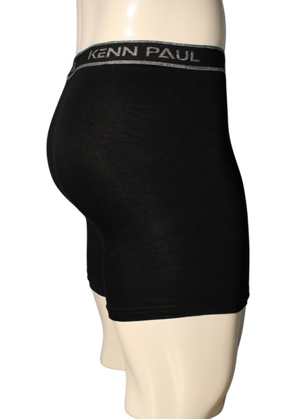 Bambu Uzun Paçalı Sporcu Boxer - Füme, Nefes Alır, Konforlu