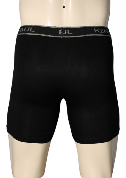 Bambu Uzun Paçalı Sporcu Boxer - Füme, Nefes Alır, Konforlu