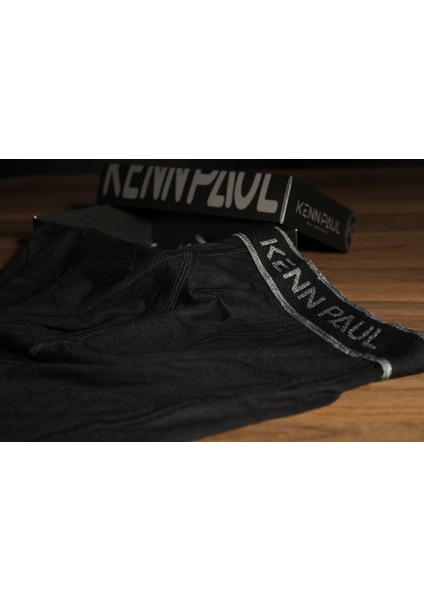 Bambu Uzun Paçalı Sporcu Boxer - Füme, Nefes Alır, Konforlu
