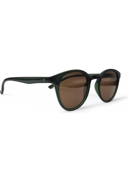 Polarize Güneş Gözlüğü Unisex Uv 400 Koruma Yuvarlak