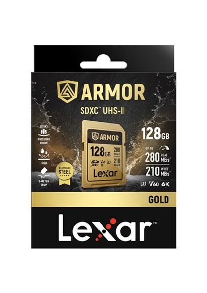 Armor 128GB Sd Hafıza Kartı 280/210MB V60