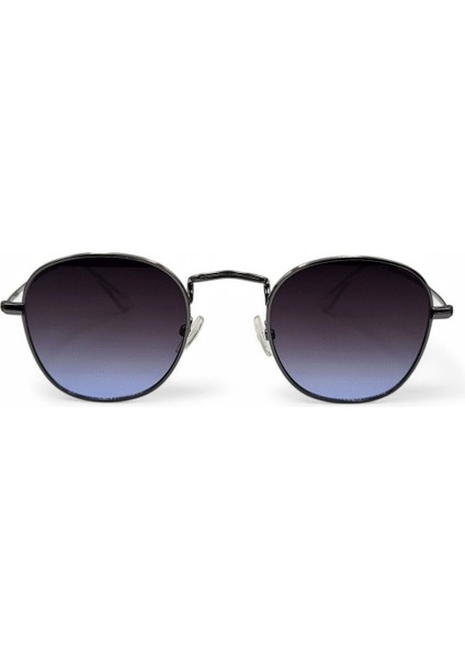 Yuvarlak Kadın Erkek Unisex Güneş Gözlüğü Polarize Cam UV400 Koruma