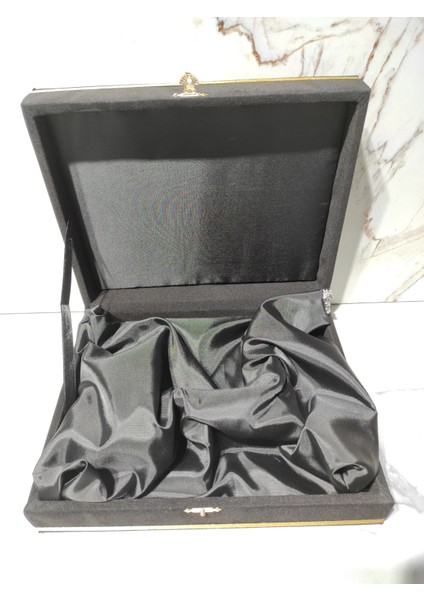 6 Kişilik Fincan Takımı Için Kadife Kutu Siyah fiyatları