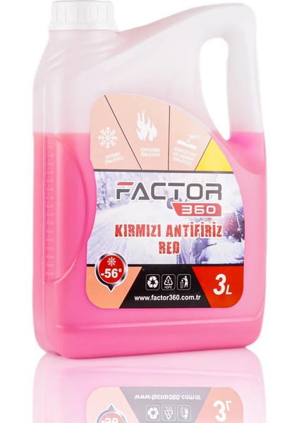 -56°c Kırmızı Antifriz 3 L