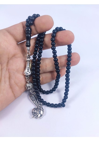 Bu Fiyata Yok! Inci Siyahı Küçük Boy Rus Oltu Namaz Tesbihi Sertifikalı 7694 fırsatları
