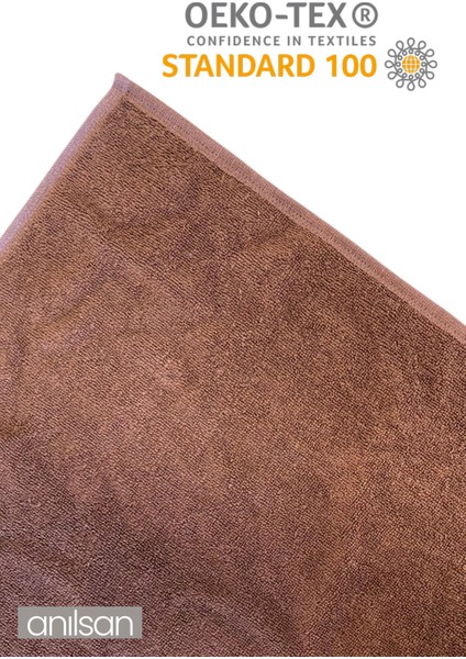 6'lı Kahverengi El Havlusu - 50x90 Cm, 225 Gr, %100 Pamuk, Spa Ve Otel Havlusu, Günlük Kullanıma Uygun fırsatları