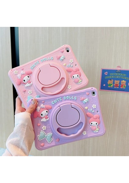 Honor Pad X8A 11INÇ Kılıf Cute Dolls Standlı Eğlenceli 3D Karekterli Çocuk Kılıfı fırsatları