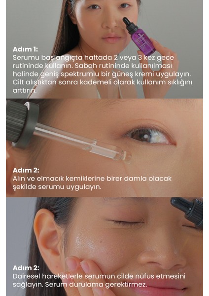 Retinol Serum 30ML Leke & Pürüzsüz Esnek Görünüm