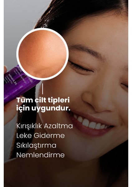 Retinol Serum 30ML Leke & Pürüzsüz Esnek Görünüm