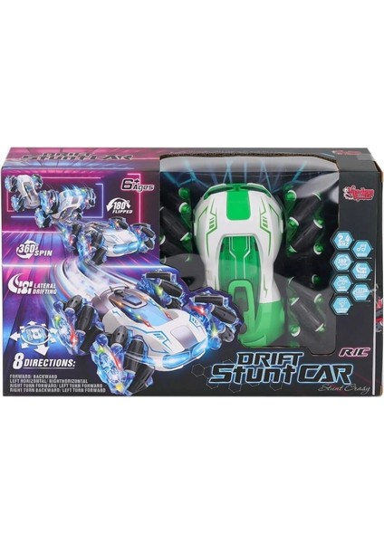 Nessiworld Hg4-33 Kumandalı Müzikli Işıklı Drift Stuntu Akrobat Araba -Vardem