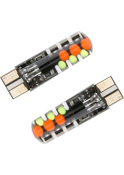 16 Renkli Çakarlı T10 Ampul / LAAM310