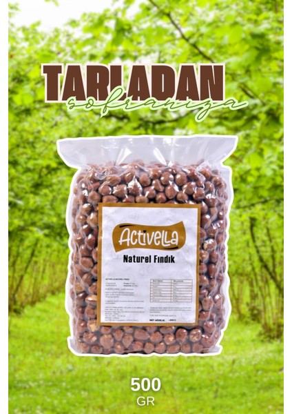 Şekerli Fındık Ezmesi 320GR %70 Fındıklı + Natürel Iç Fındık 500GR
