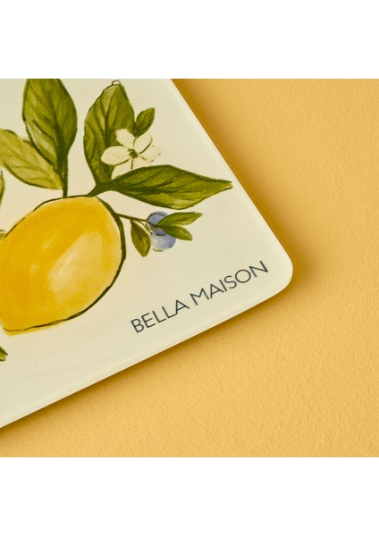 Lemoncello Cam Kesme Tahtası (35X25 Cm)