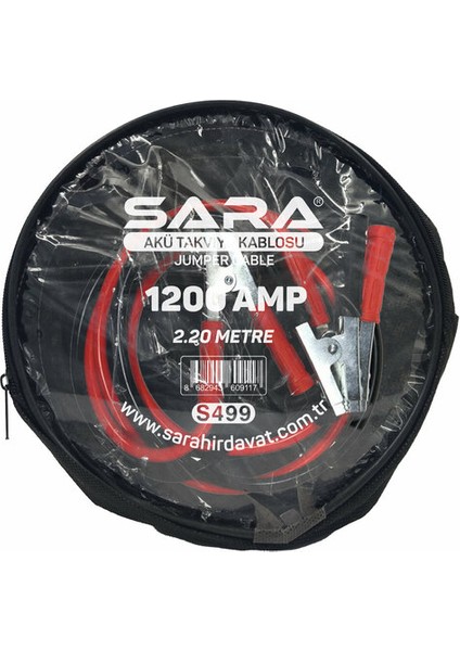 S499 Akü Takviye Kablosu 1200 Amper