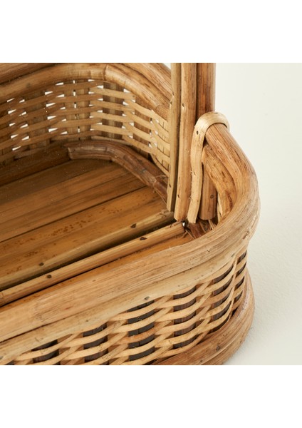 Grin Standlı Ayna Naturel (41 x 31 x 13 cm )