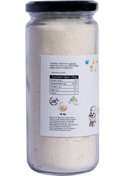 Beferment Organik Balkabaklı Bebek Muhallebisi 300 G modelleri