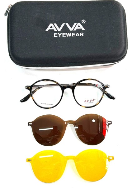 9365 C6 Polarize&antifar Klipsli Unisex Güneş Gözlüğü