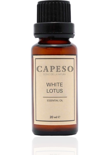 White Lotus Esansiyel Uçucu Yağ Saf Yoğun Koku Buhurdanlık Difüzör Esansı 20 ml