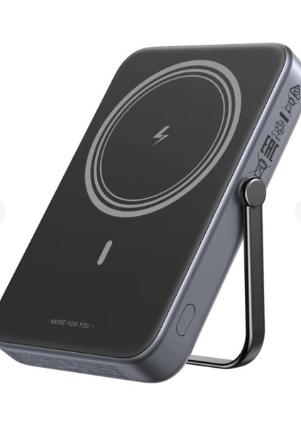 Uno MagSafe Wireless 5.000 mAh 20W Hızlı Şarj Powerbank, Siyah - 35605B