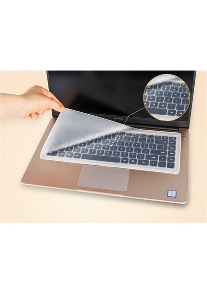 Şeffaf Klavye Koruyucu Silikon 15,6 Inc Laptop Notebook Dizüstü Pc Bilgisayar HDX8251 (HD3217) 1Adet
