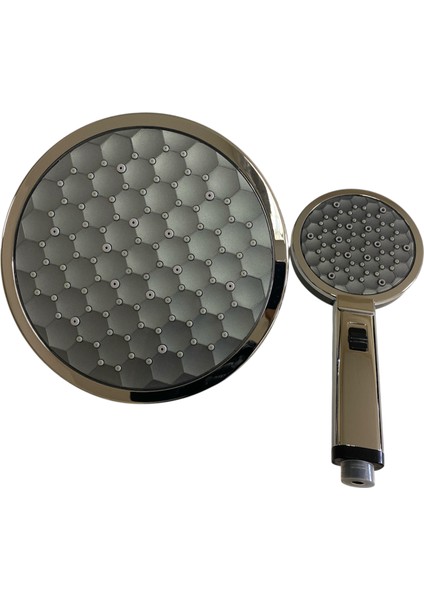 Robot / Tepe / Yağmurlama Duş Başlığı/kafası ve El Duşu Takım-Venüs Oval