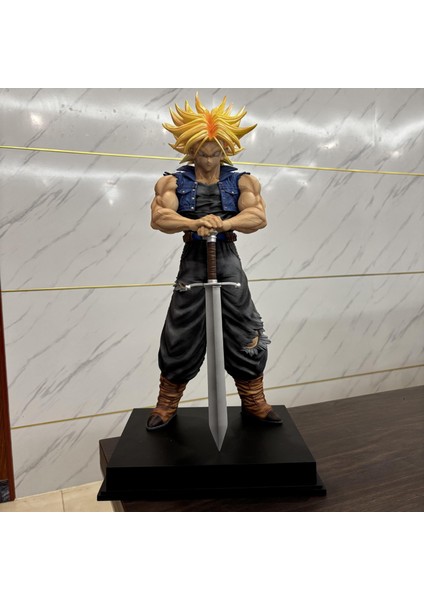 Dragon Ball Çevresel Sonsuzluk Savaşçısı Trunks Figür Model Süsleri Heykel Hediyesi (Yurt Dışından)