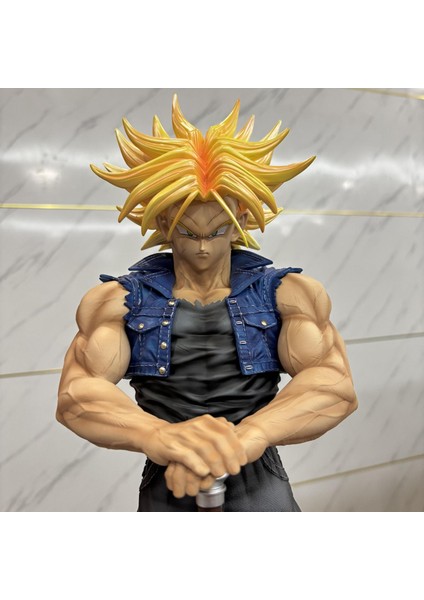 Dragon Ball Çevresel Sonsuzluk Savaşçısı Trunks Figür Model Süsleri Heykel Hediyesi (Yurt Dışından) modelleri