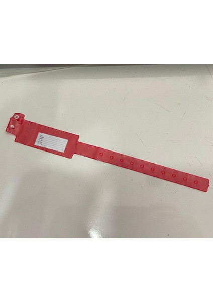 Yetişkin Hasta Kol Bandı Kırmızı 200'lü Paket