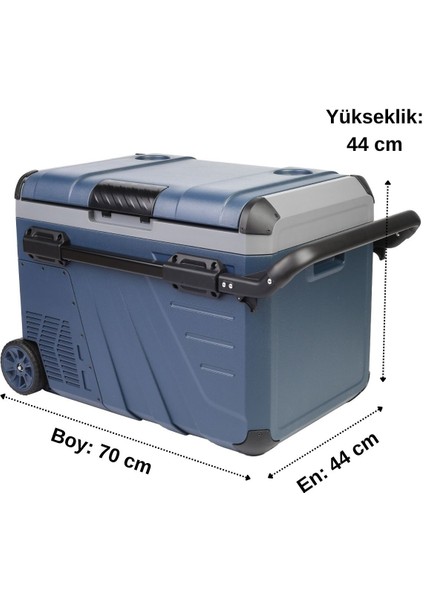 35 Litre Tekerlekli Kompresörlü Oto Buzdolabı