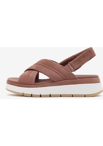 Kadın Mauve Suede Sandalet