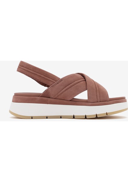 Kadın Mauve Suede Sandalet