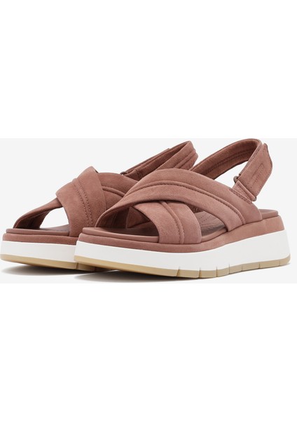 Kadın Mauve Suede Sandalet