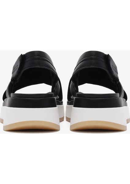 Tuscan Cross Kadın Black Leather Sandalet 26182233 indirimleri