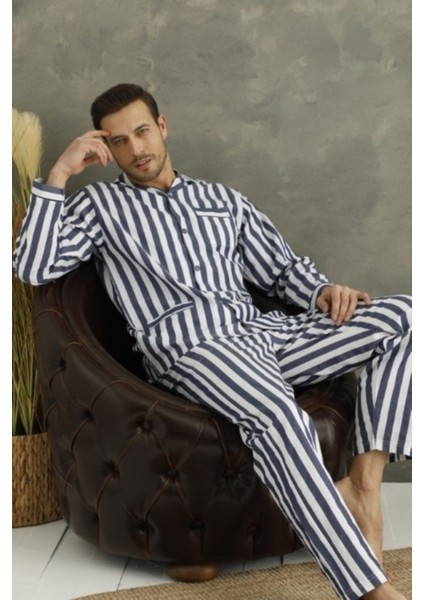 Çizgili Erkek Pijama Takımı