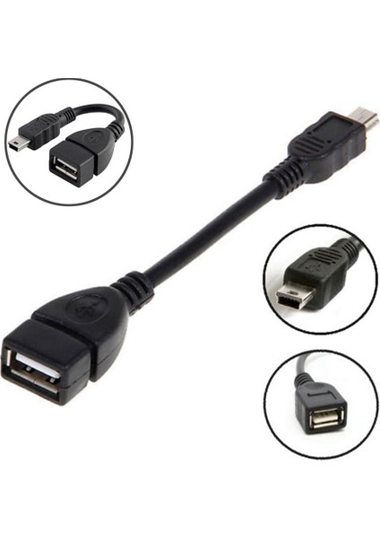 Otg 5 Pin Kablo Peşetli Rose RC-514