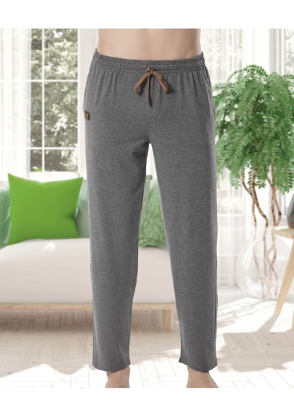 Erkek Tek Alt Pijama 120 Antrasıt