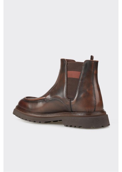 Siyah Deri Erkek Günlük Bot modelleri