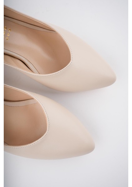 W0711 Garantili Kadın Arkası Açık Klasik Günlük Tarz Şık ve Rahat Topuklu Ayakkabı modelleri