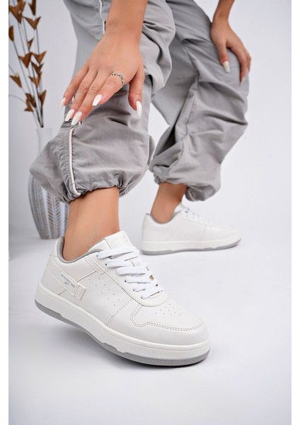 Gri Kadın Günlük Sneaker Ayakkabı