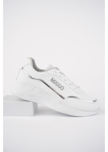 Coco Garantili Kadın Ortopedik Günlük Bağcıklı Şık Rahat Sneaker Spor Ayakkabı