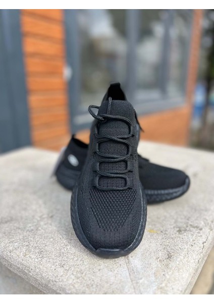 Yazlık Ortopedik Taban Örgü Model Bağcıklı Günlük Sneaker - Siyah - 36 indirimleri