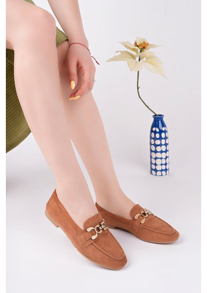 Siyah Babet Toka Detaylı Günlük Ayakkabı