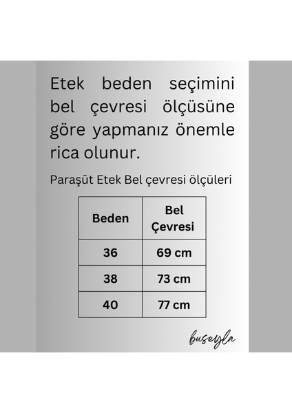 Marina Kemerli Etek - Paraşüt Etek fiyatları