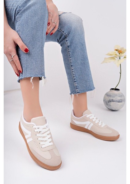 Krem Sneaker Günlük Ayakkabı fiyatları