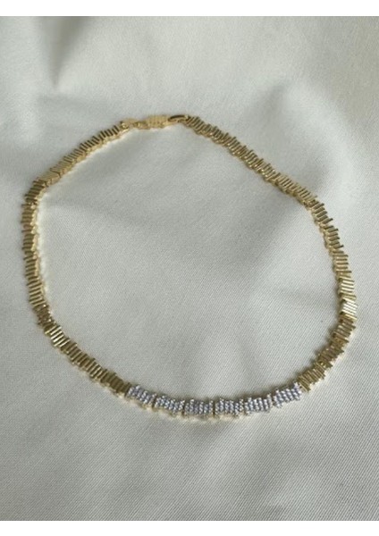 Özel Seri Tırtıklı Taşlı Kolye