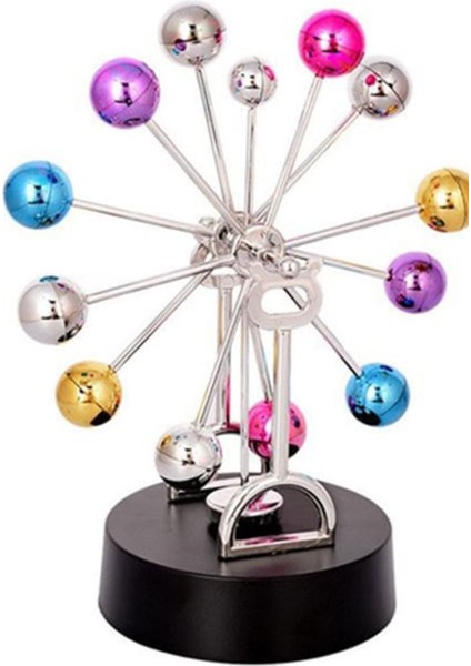 Renkli Dönme Dolaplı Denge Topu Balans Topu Masa Üstü Dekor modelleri