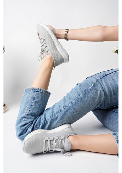 Gri Kadın Fileli Günlük Ayakkabı fiyatları